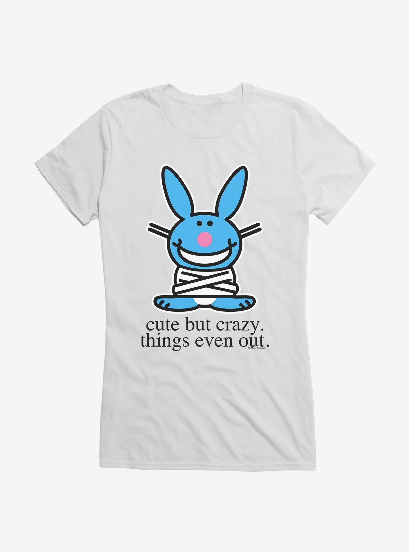 It's Happy Bunny Cute But Crazy Girls T-Shirt | Hot Topic