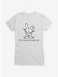 It's Happy Bunny Don't Need Your Approval Girls T-Shirt, , hi-res