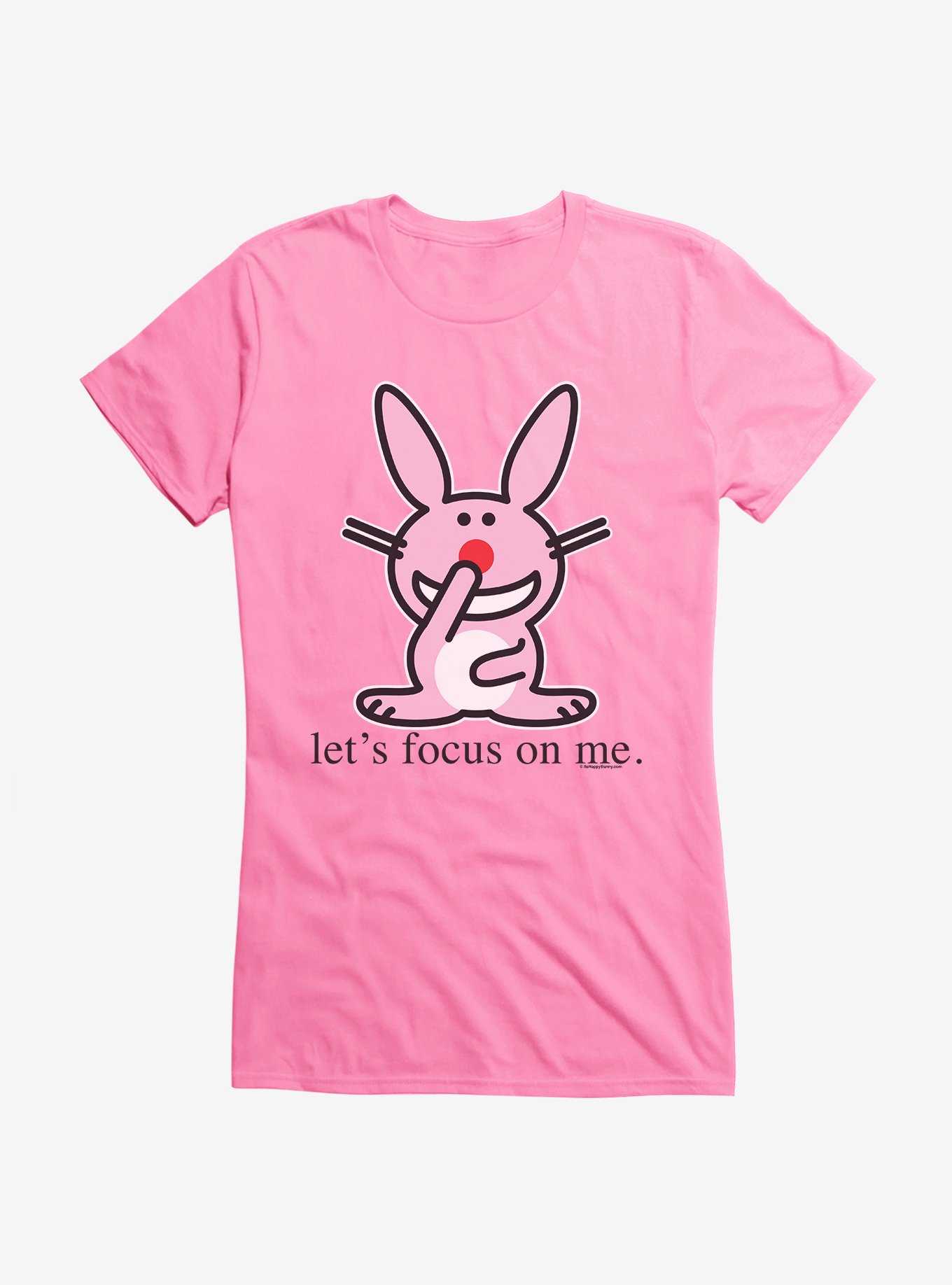 It's Happy Bunny Focus On Me Girls T-Shirt, , hi-res