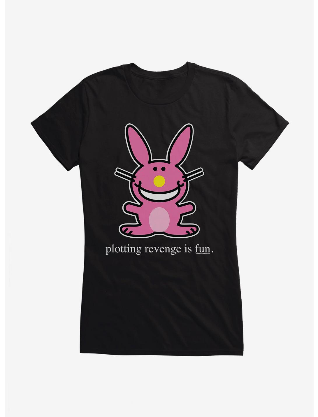 It's Happy Bunny Revenge Is Fun Girls T-Shirt, , hi-res