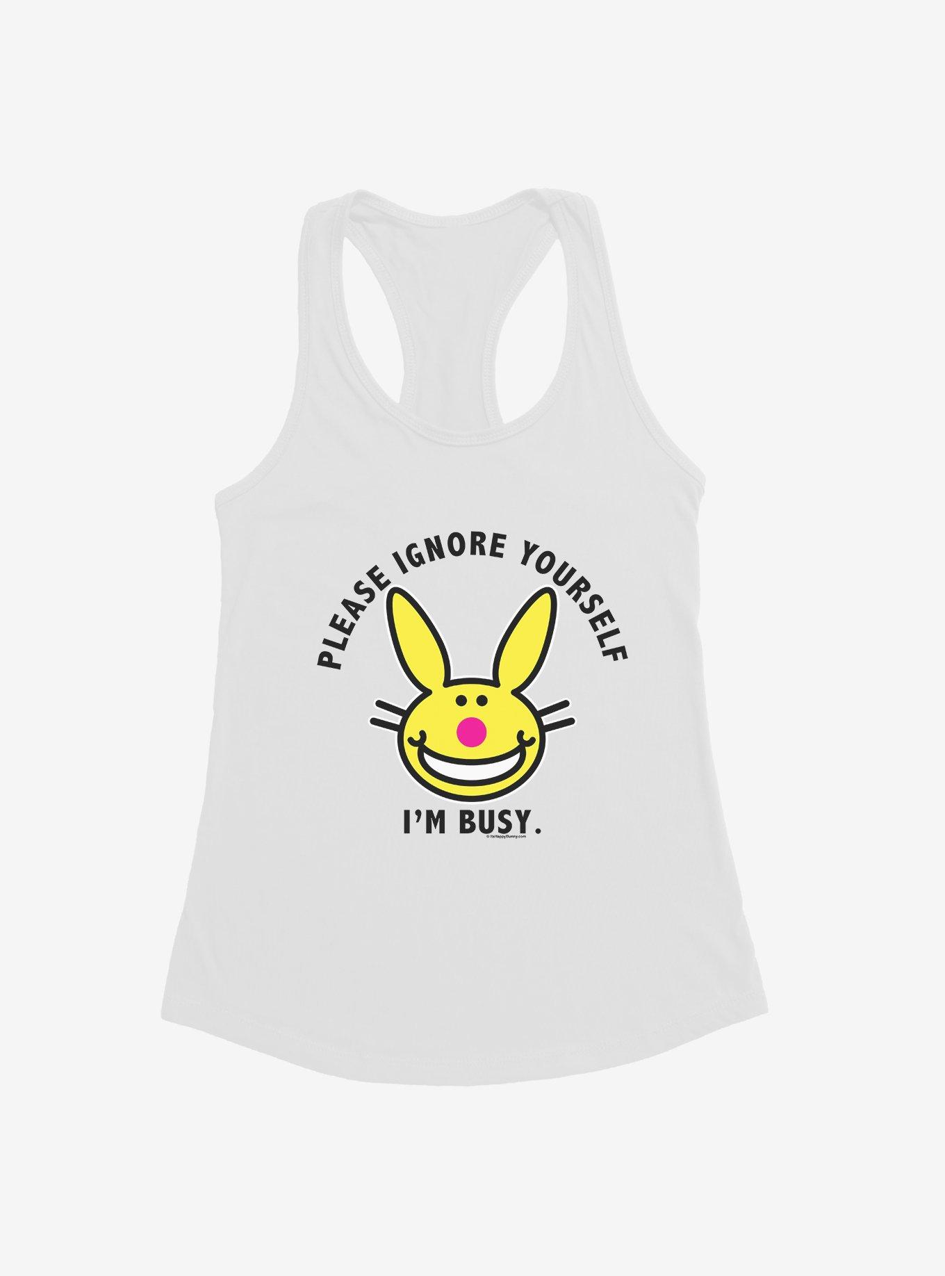 THRDLESS It's Happy Bunny Ignore Yourself Girls Tank