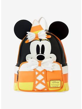 Loungefly Disney Minnie Mouse Candy Corn Glow-in-the-Dark Mini Backpack, , hi-res