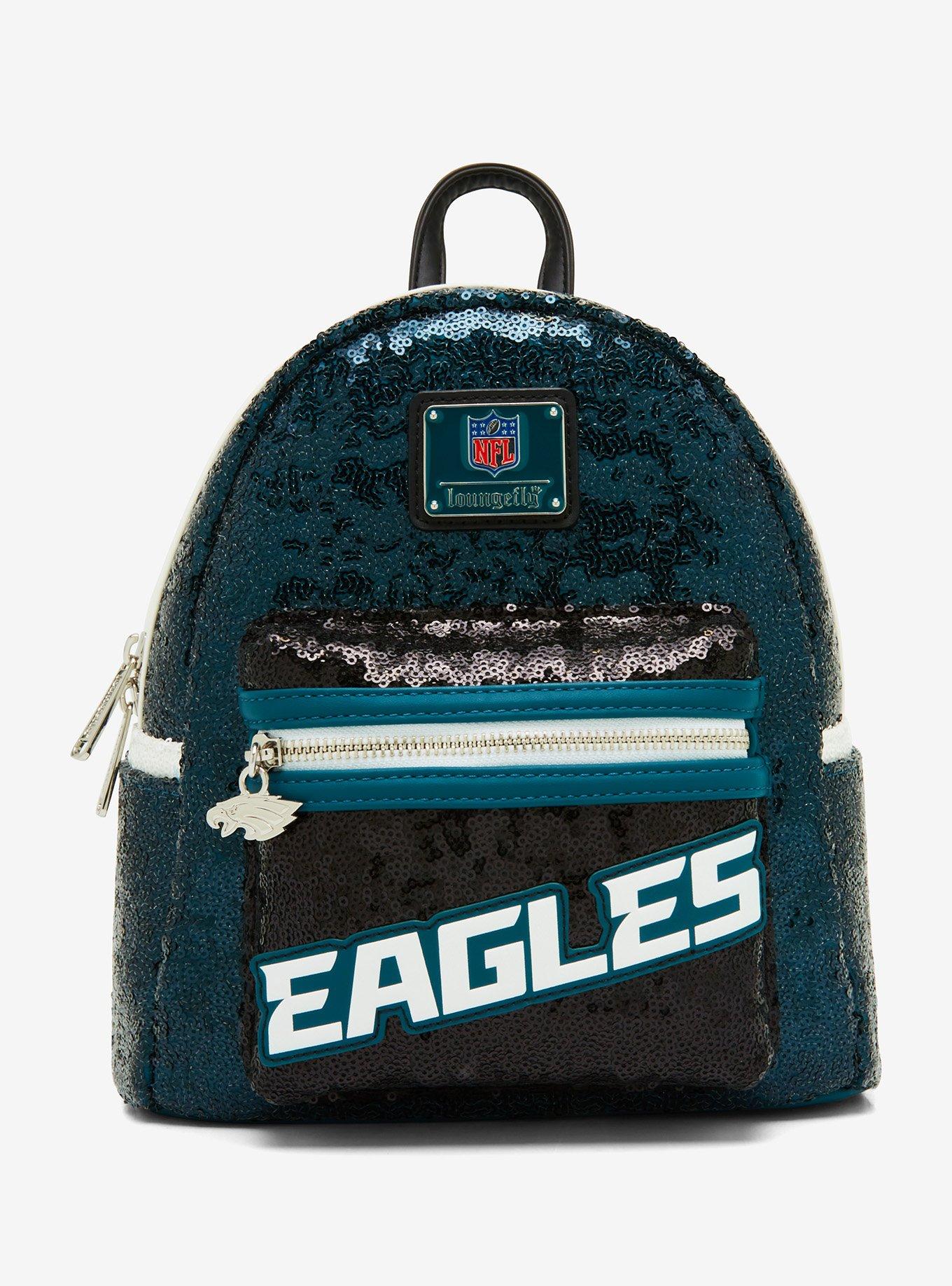 Loungefly NFL Philadelphia Eagles Sequin Mini Backpack