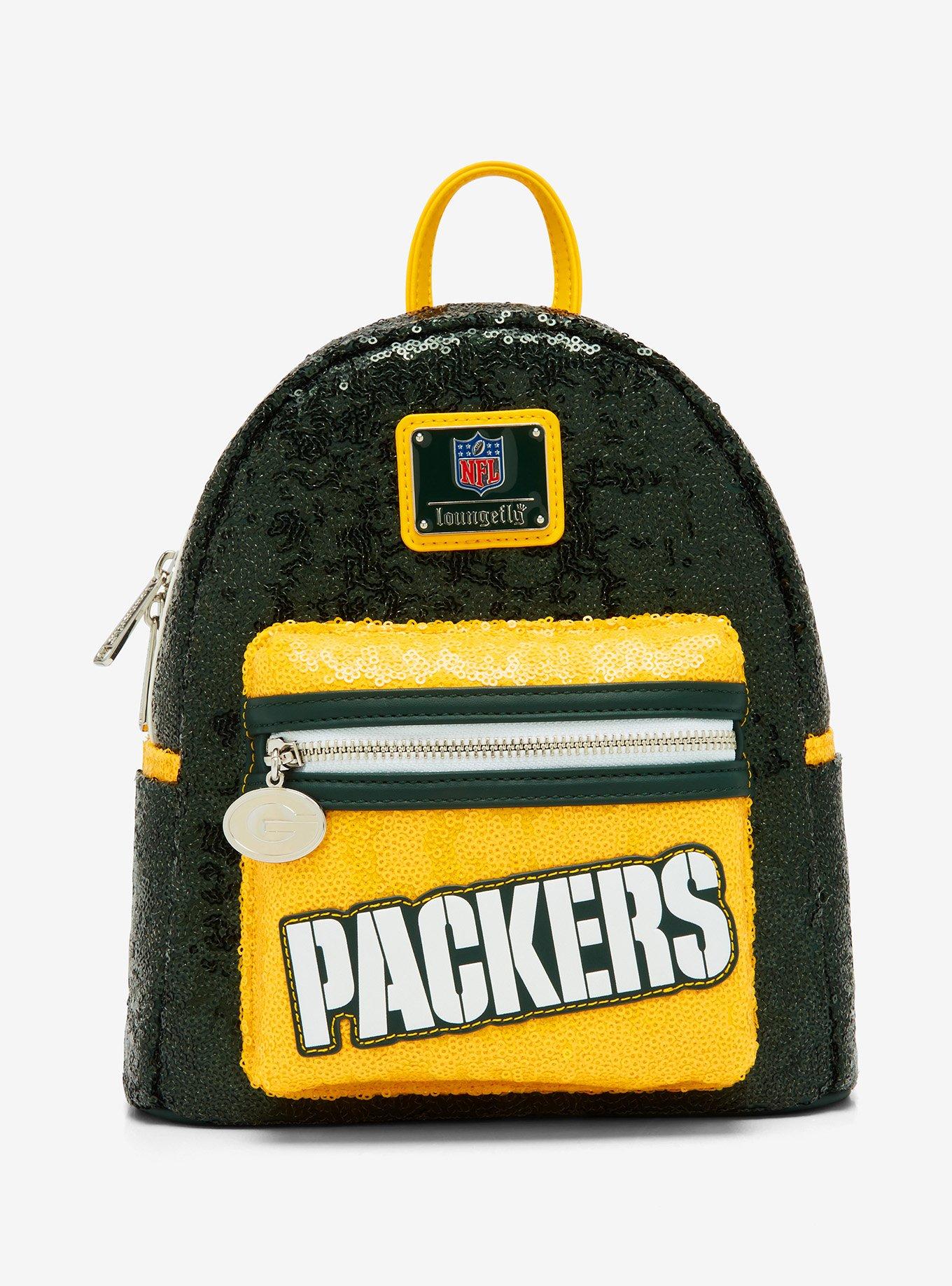 Loungefly NFL Green Bay Packers Sequin Mini Backpack, , hi-res
