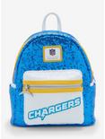 Loungefly NFL Los Angeles Chargers Sequin Mini Backpack, , hi-res