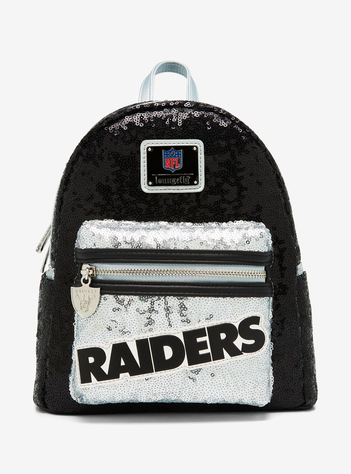 Loungefly NFL Las Vegas Raiders Sequin Mini Backpack, , hi-res