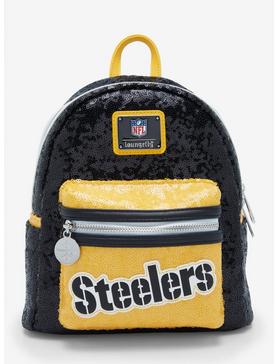 Loungefly NFL Pittsburgh Steelers Sequin Mini Backpack , , hi-res