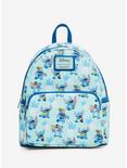 Loungefly Disney Lilo & Stitch Snacking Stitch Allover Print Mini Backpack - BoxLunch Exclusive, , hi-res