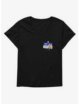 The Office Dwight Badge Womens T-Shirt Plus Size, , hi-res