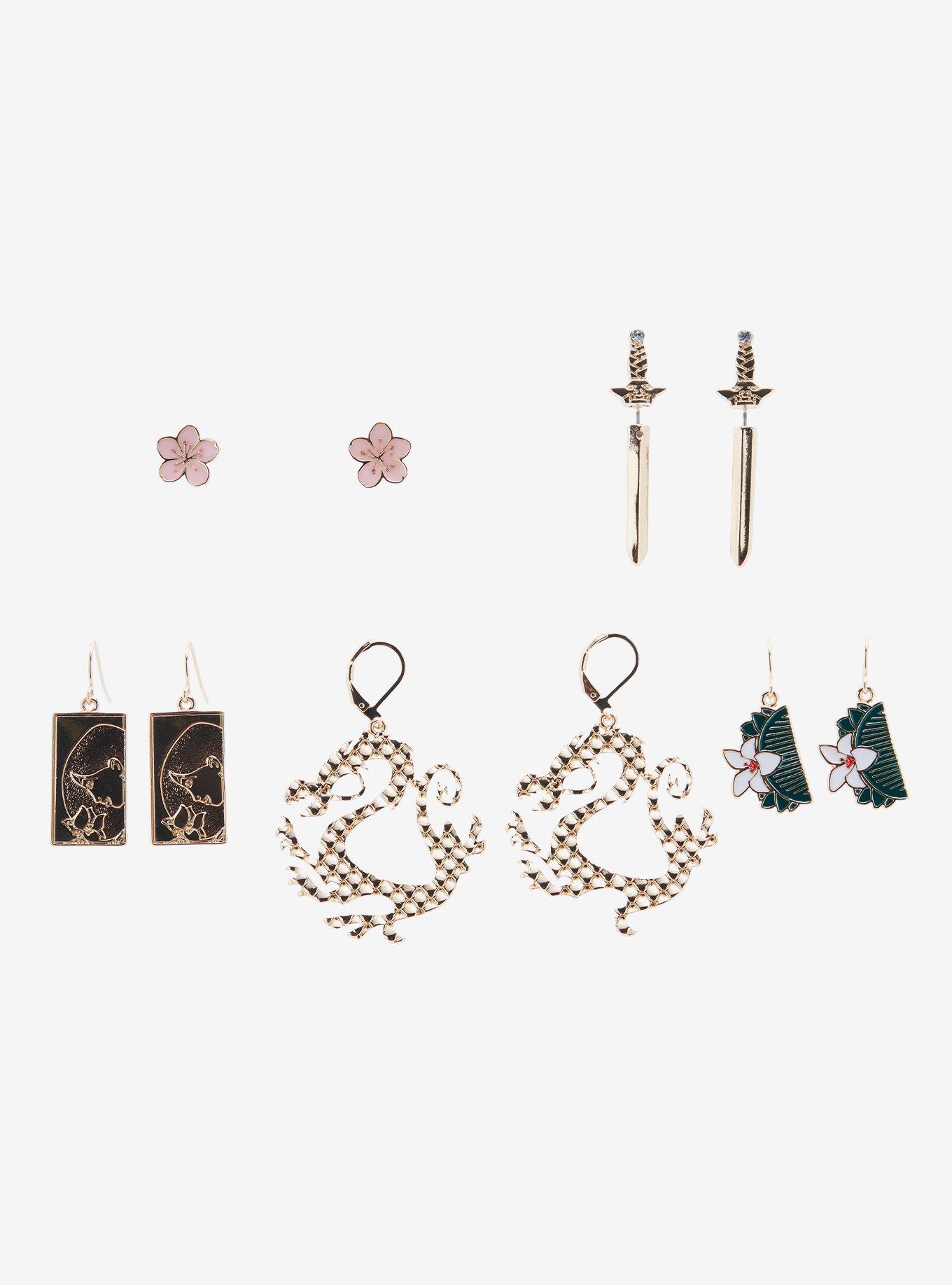 Disney Mulan Earring Set - BoxLunch Exclusive , , hi-res