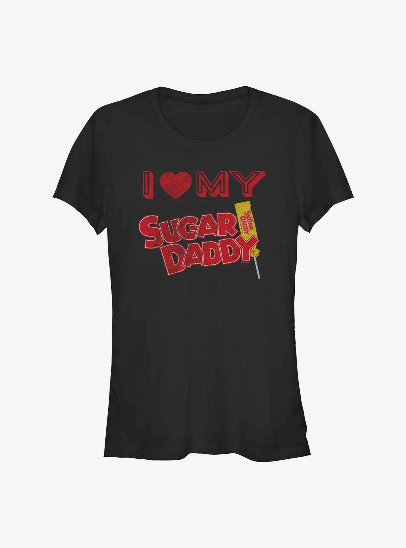 Tootsie Roll I Love My Sugar Daddy Girls T-Shirt, BLACK, hi-res