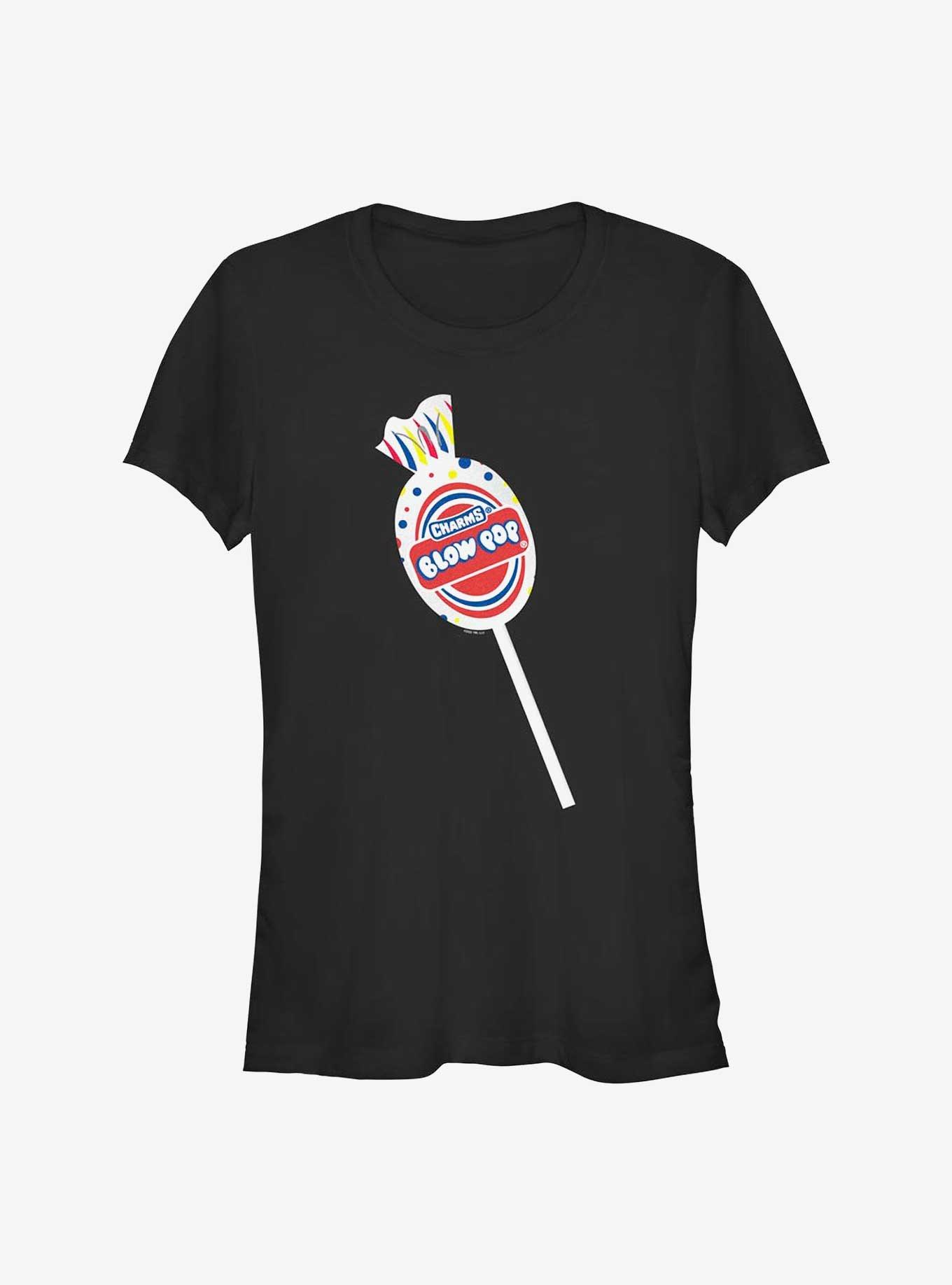 Tootsie Roll Blow Pop Lollipop Girls T-Shirt, BLACK, hi-res