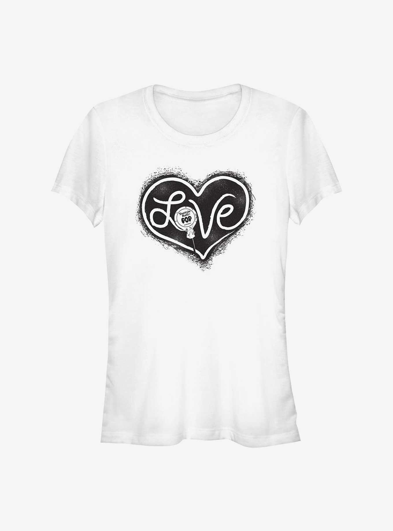 Tootsie Roll Tootise Pop Love Girls T-Shirt, WHITE, hi-res