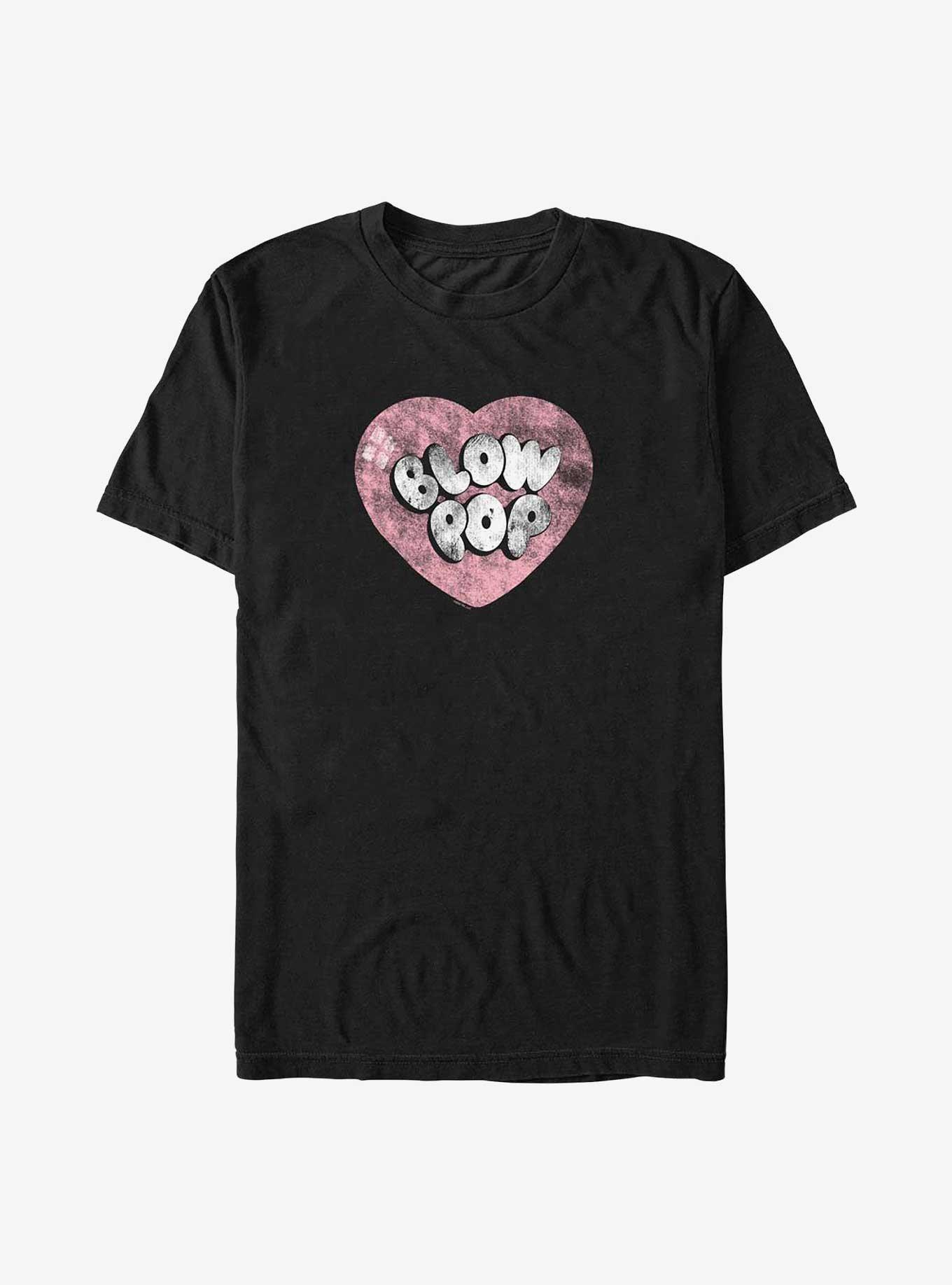 Tootsie Roll Blow Pop Heart T-Shirt, BLACK, hi-res