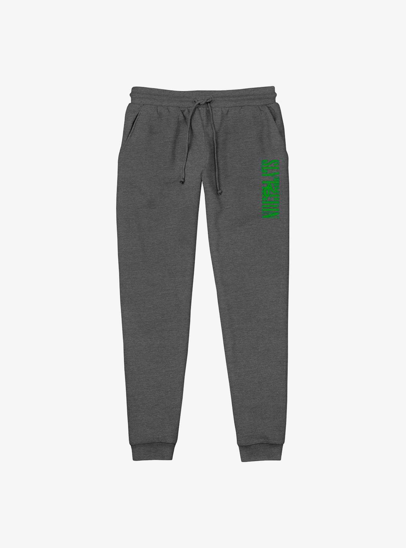 Harry Potter Slytherin Logo Jogger Sweatpants, CHAR HTR, hi-res