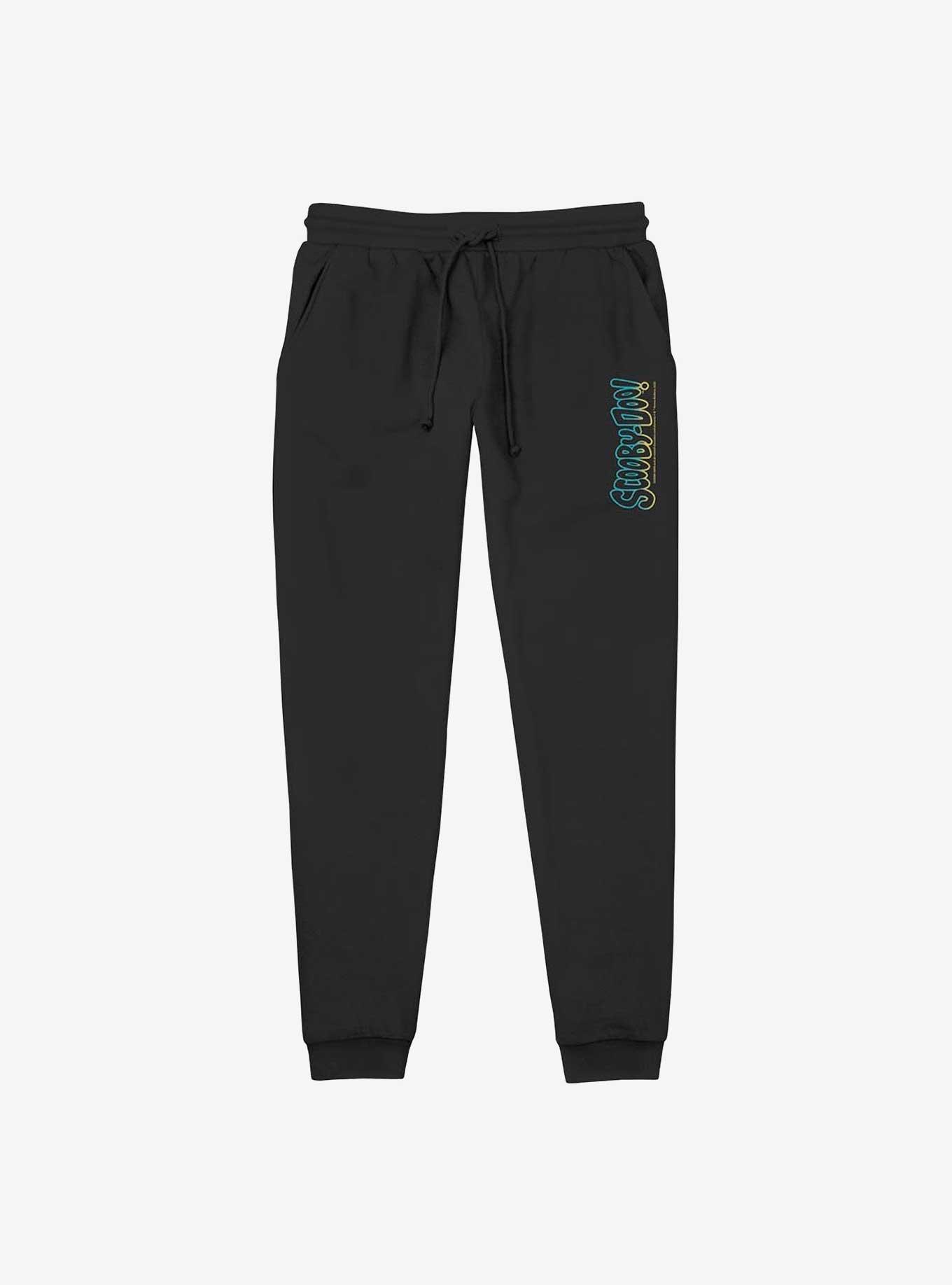 Scooby-Doo Logo Jogger Sweatpants, BLACK, hi-res