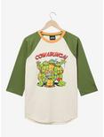 Teenage Mutant Ninja Turtles Cowabunga Group Portrait Raglan T-Shirt - BoxLunch Exclusive, MULTI, hi-res