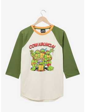 Teenage Mutant Ninja Turtles Cowabunga Group Portrait Raglan T-Shirt - BoxLunch Exclusive, , hi-res