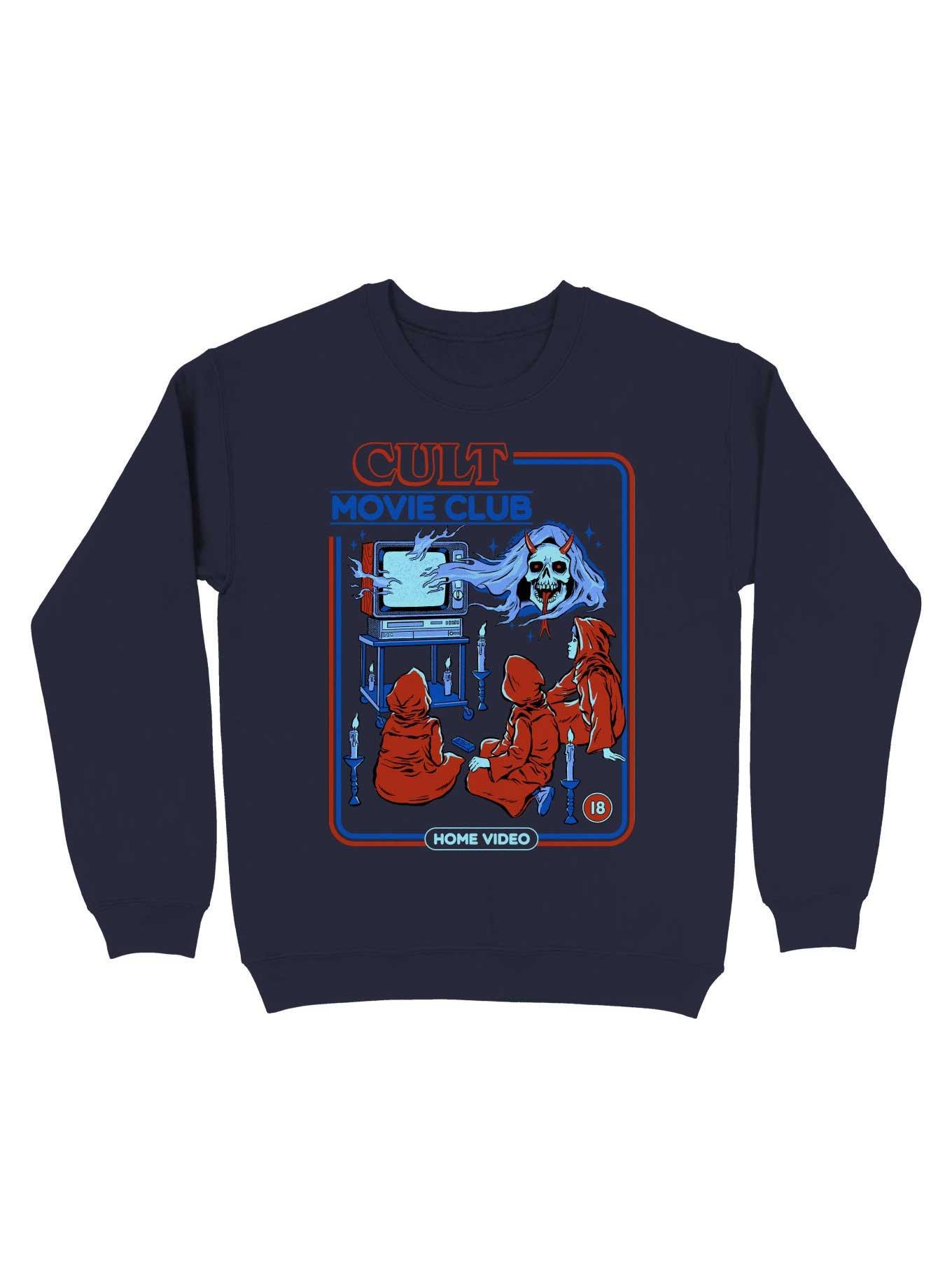 Cult Movie Club Sweatshirt By Steven Rhodes