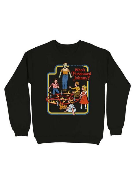 Who's Possessed Johnny? Sweatshirt By Steven Rhodes | Hot Topic