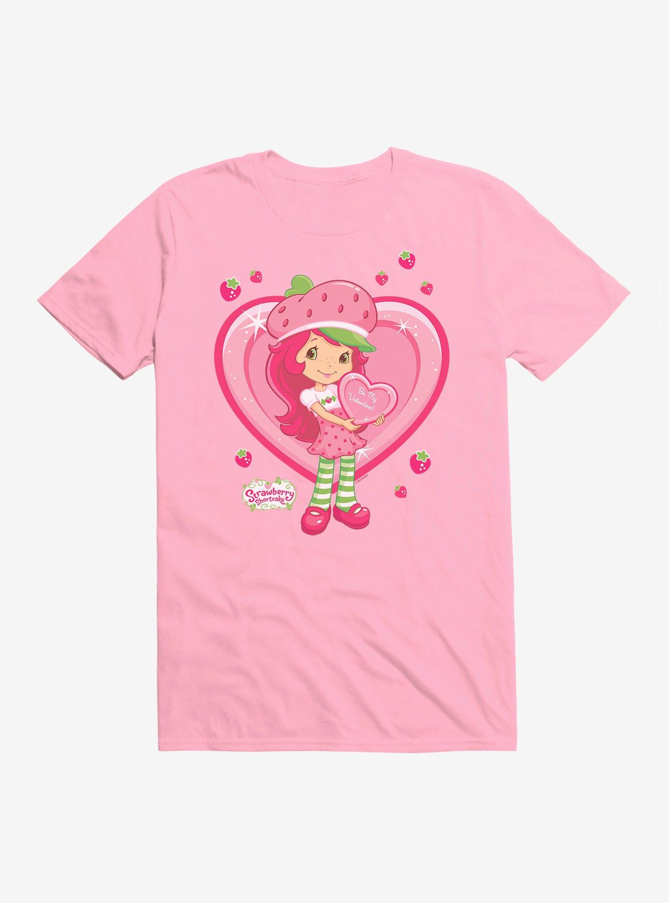 Strawberry Shortcake Be My Valentine T-Shirt, CHARITY PINK, hi-res