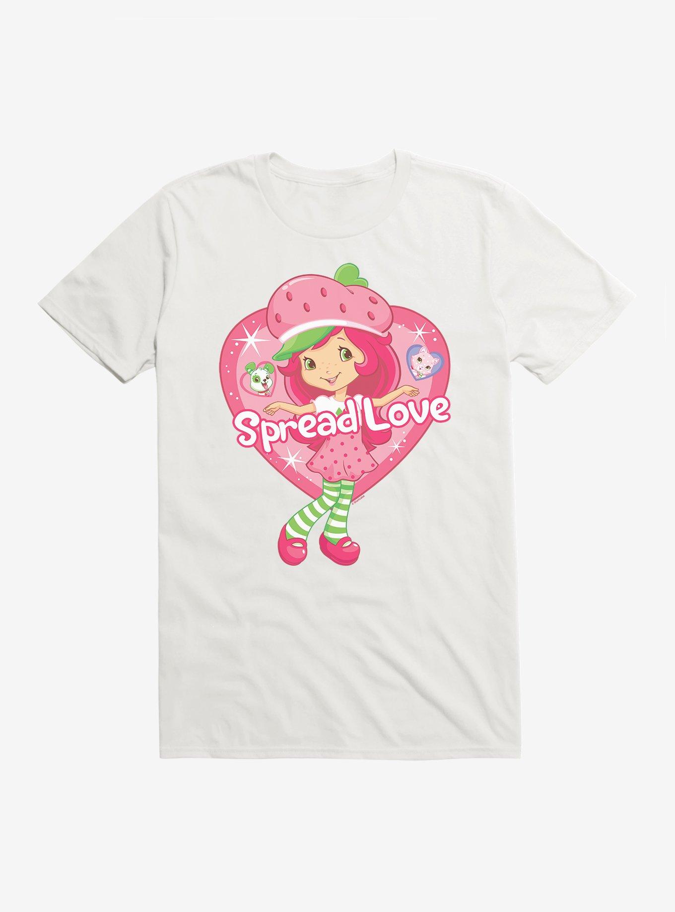 Strawberry Shortcake Spread Love T-Shirt, WHITE, hi-res