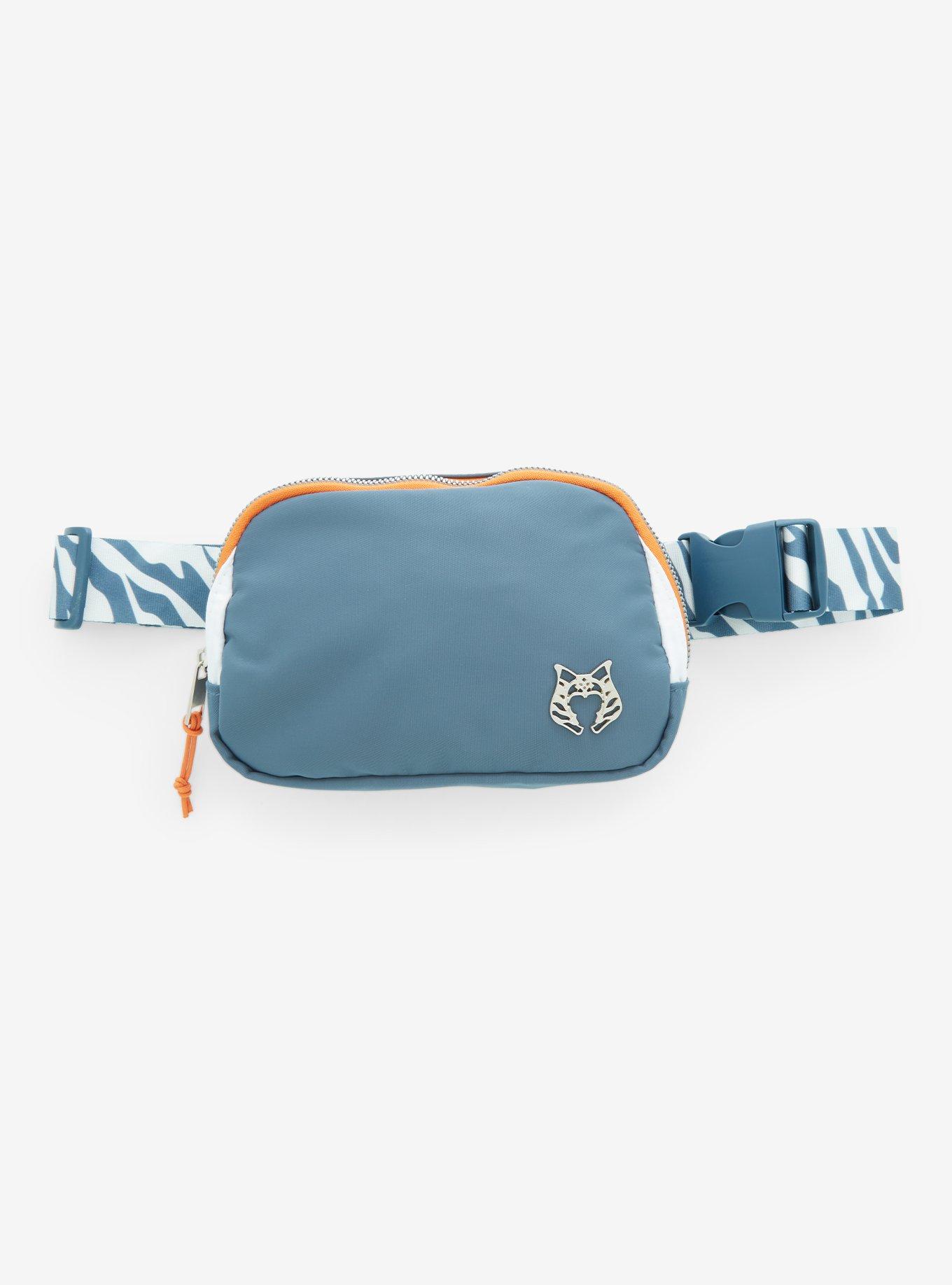 Blue and White Star Wars Ahsoka Tano Montrals Mini Backpack Amazon.com | Loungefly The Mandalorian Ahsoka Cosplay Nylon  main image 2