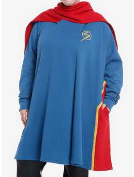 Her Universe Marvel The Marvels Ms. Marvel Hooded Scarf Long Cardigan Plus Size, , hi-res