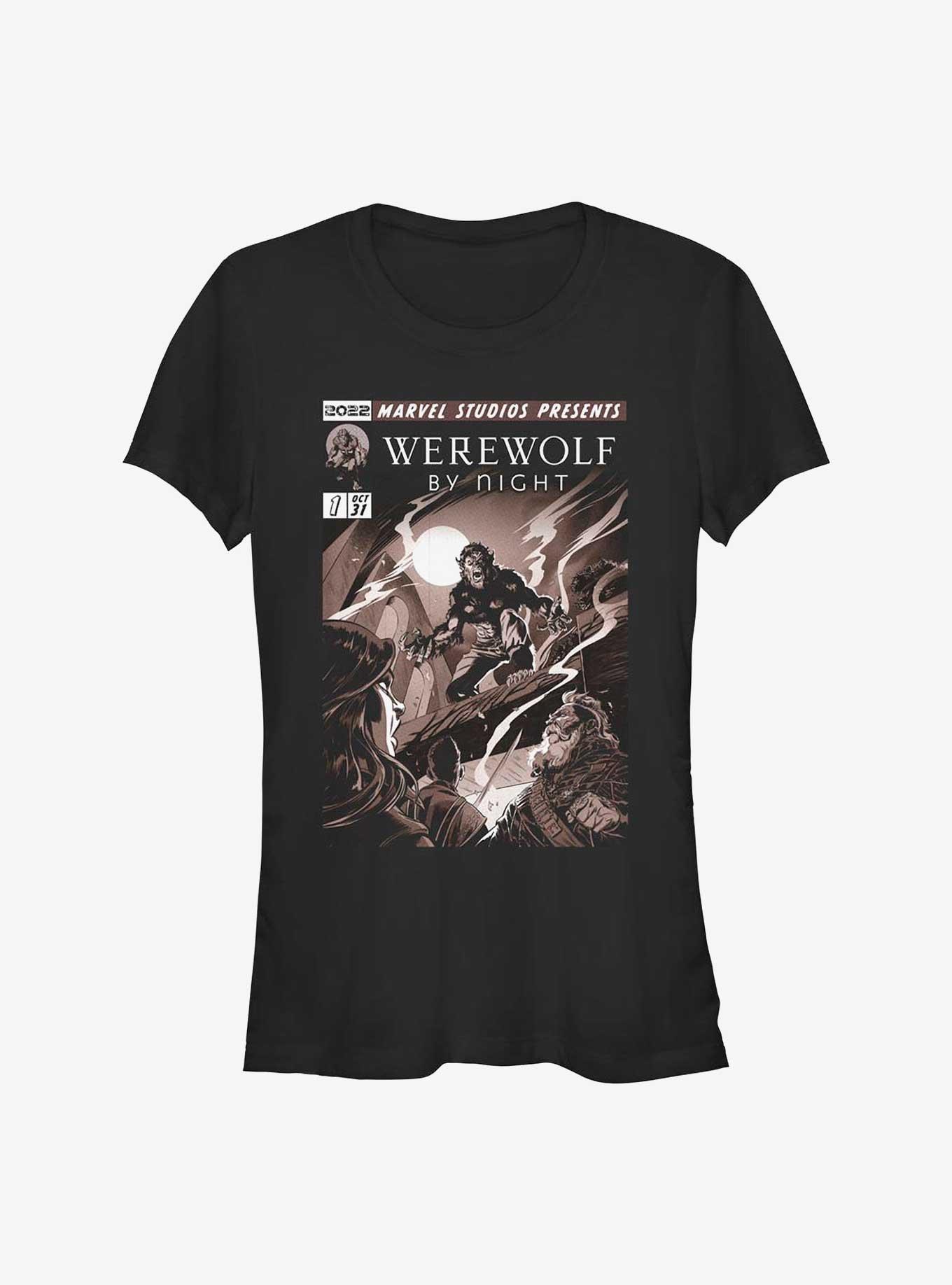 Marvel Studios' Special Presentation: Werewolf By Night Cover Art Girls T-Shirt, , hi-res