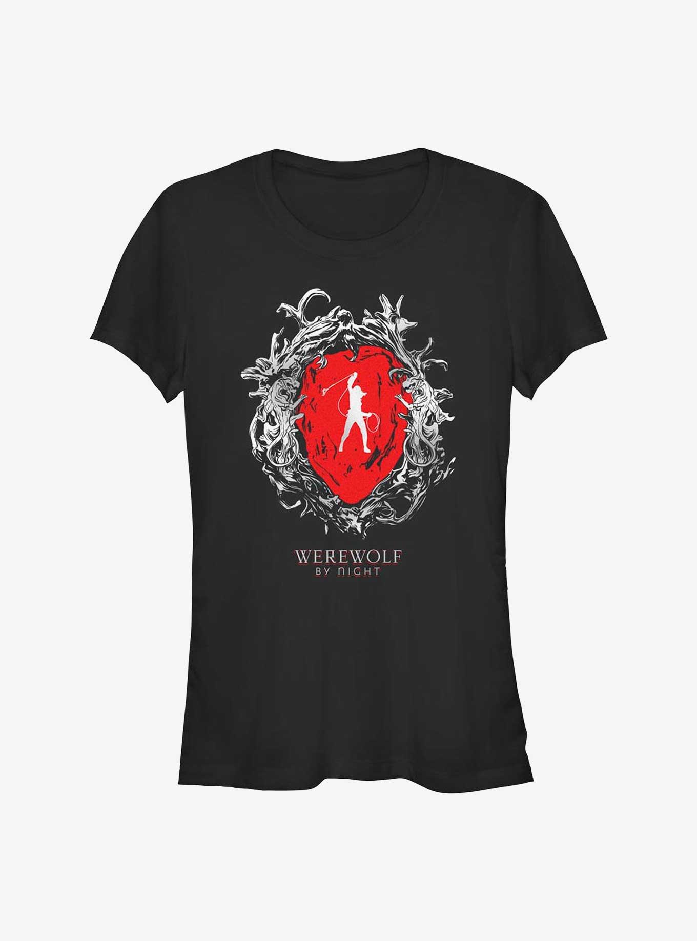 Marvel Studios' Special Presentation: Werewolf By Night Elsa Bloodstone Heart Girls T-Shirt, , hi-res