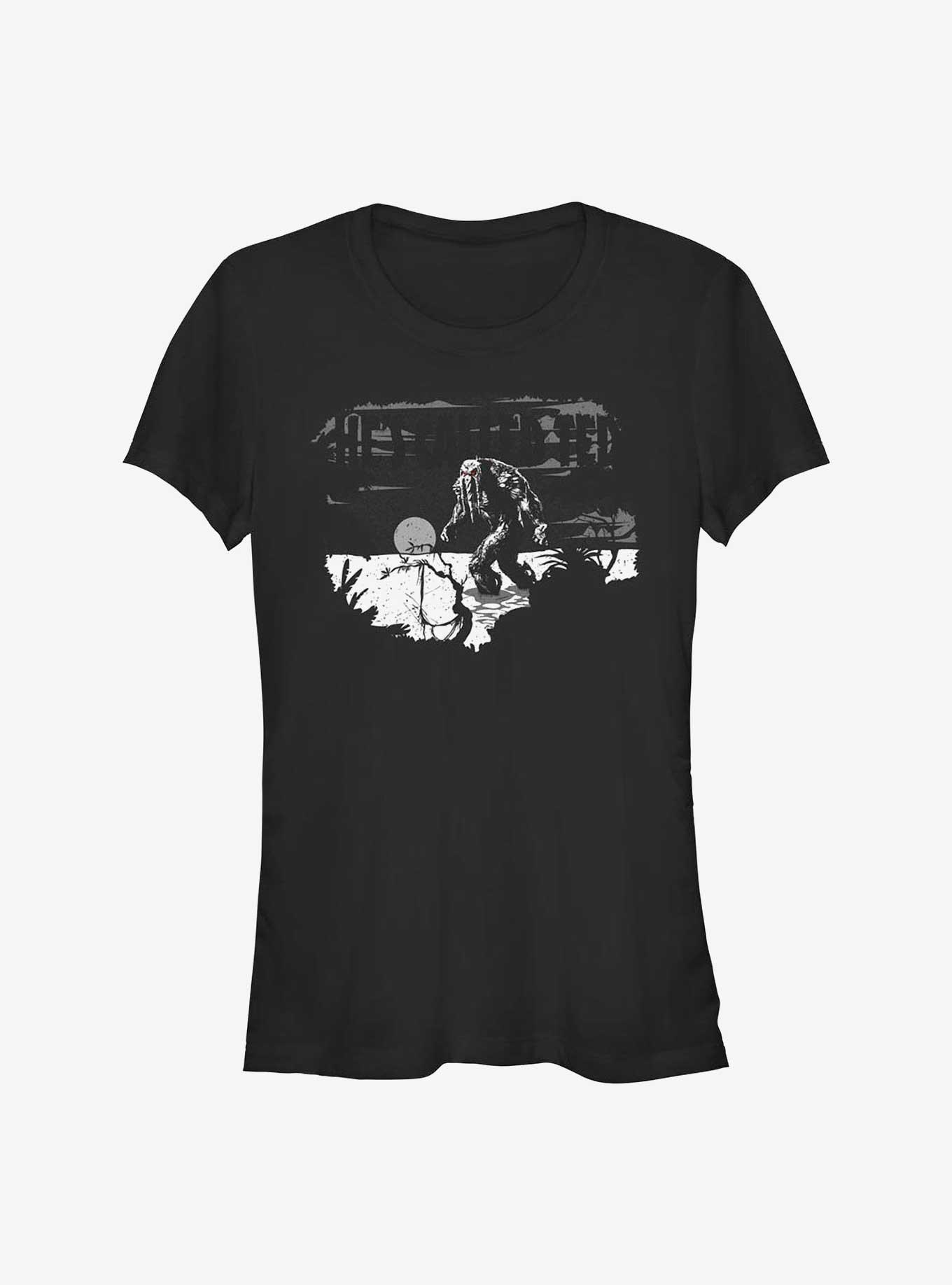 Marvel Studios' Special Presentation: Werewolf By Night Lurking Ted Girls T-Shirt, BLACK, hi-res