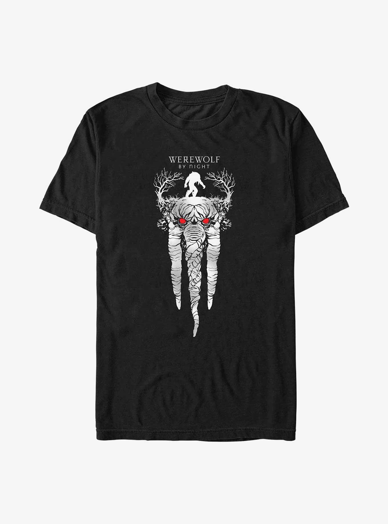 Marvel Studios' Special Presentation: Werewolf By Night Ted The Man-Thing T-Shirt, BLACK, hi-res