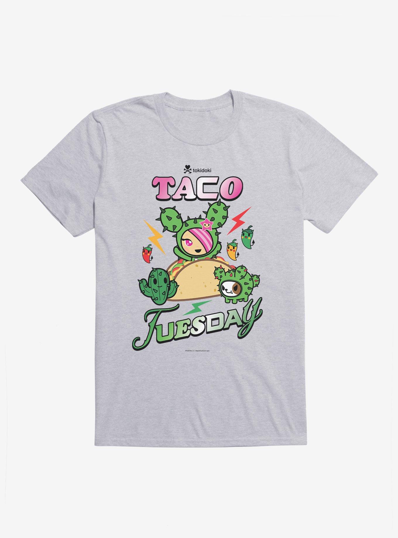 tokidoki Taco Tuesday T-Shirt, HEATHER GREY, hi-res