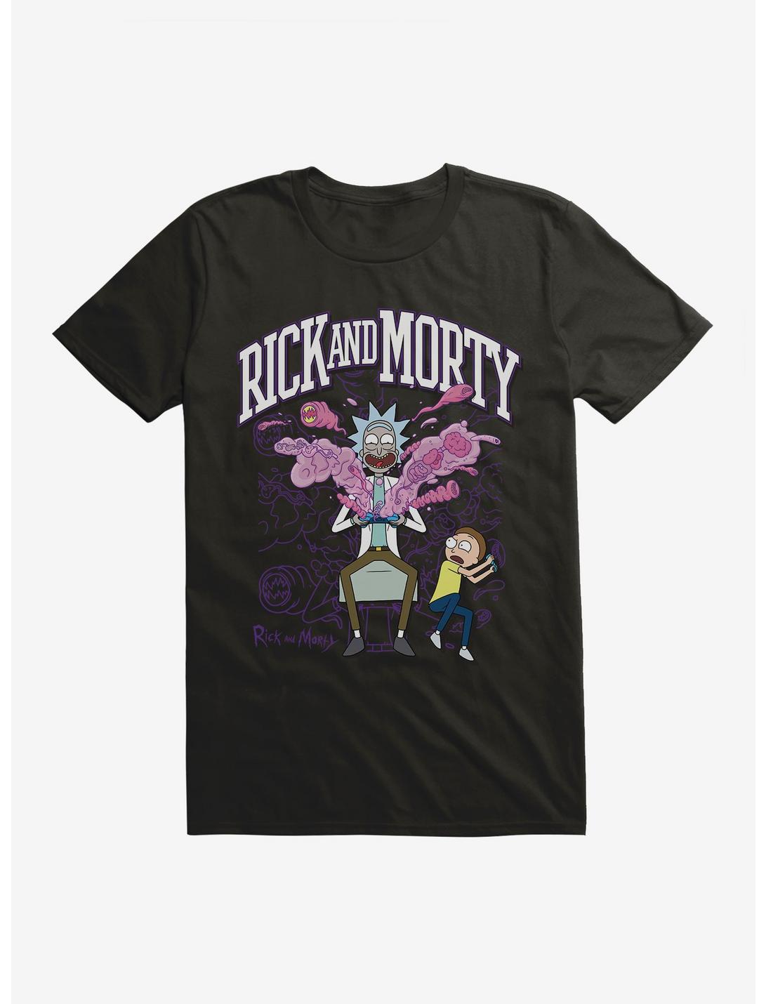 Rick And Morty Gaming Explosion T-Shirt, , hi-res