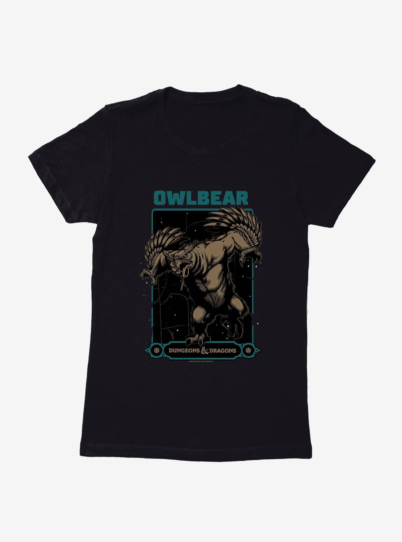 Dungeons & Dragons Owlbear Womens T-Shirt, BLACK, hi-res