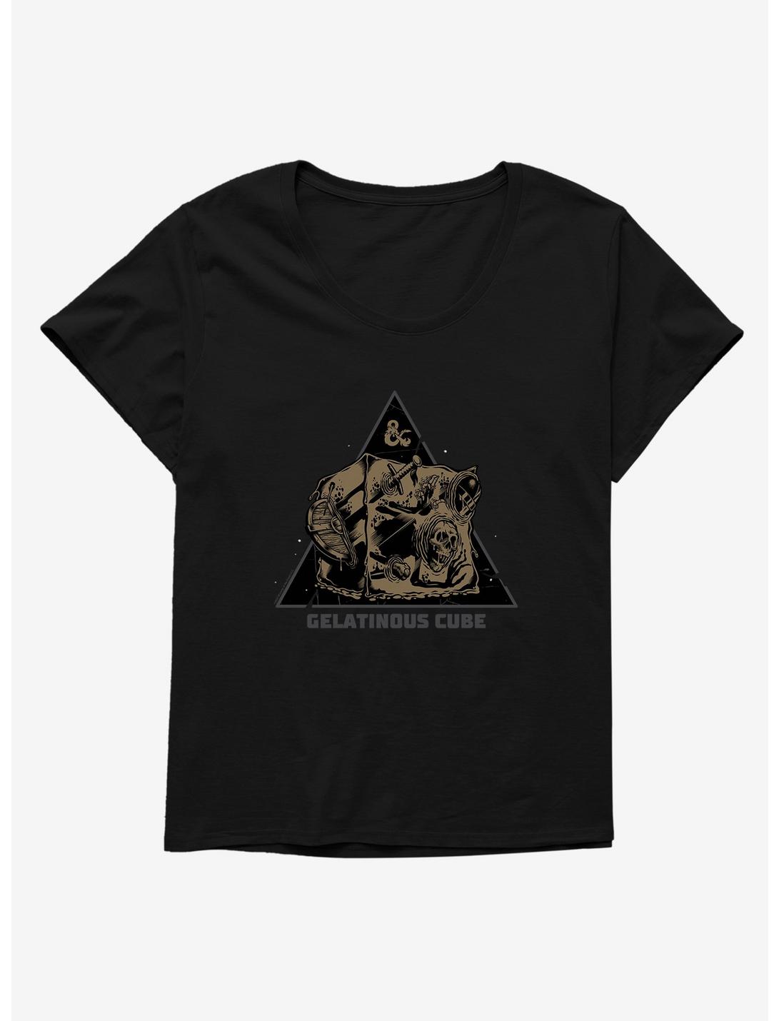 Dungeons & Dragons Gelatinous Cube Womens T-Shirt Plus Size, BLACK, hi-res