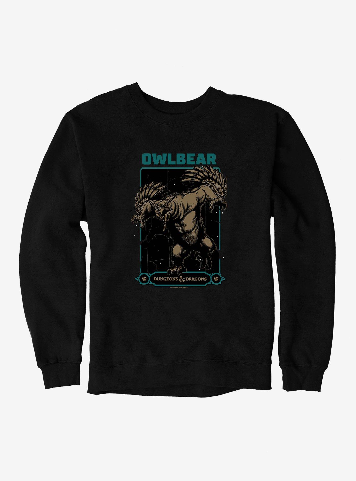 Dungeons & Dragons Owlbear Sweatshirt, BLACK, hi-res