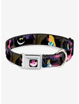 Disney Alice In Wonderland The Cheshire Cat Scenes Seatbelt Buckle Dog Collar, , hi-res