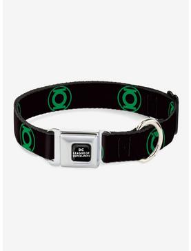 DC League Of Super-Pets Green Lantern Seatbelt Buckle Dog Collar, , hi-res