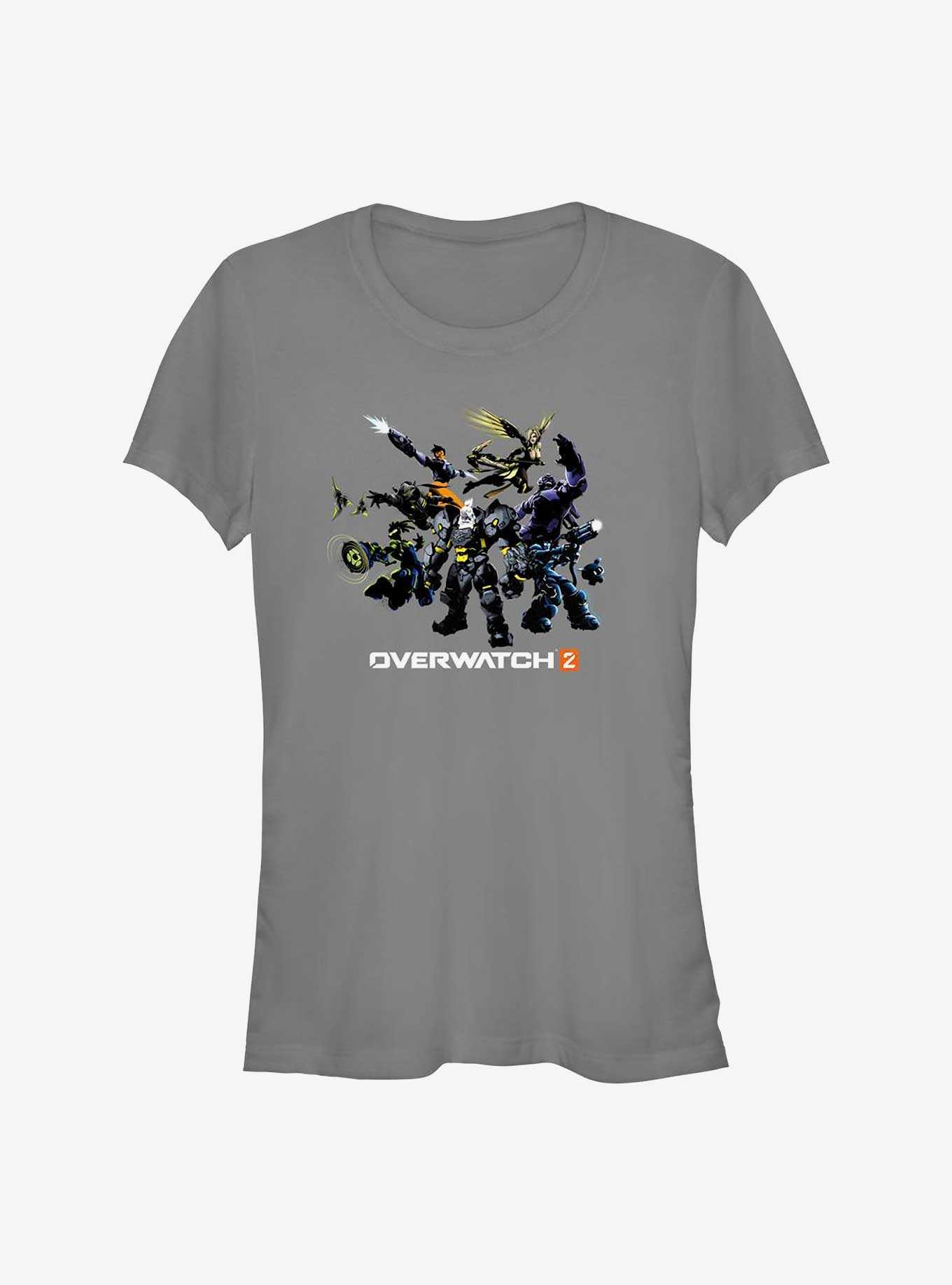 Overwatch 2 Group Action Shot Girls T-Shirt, , hi-res