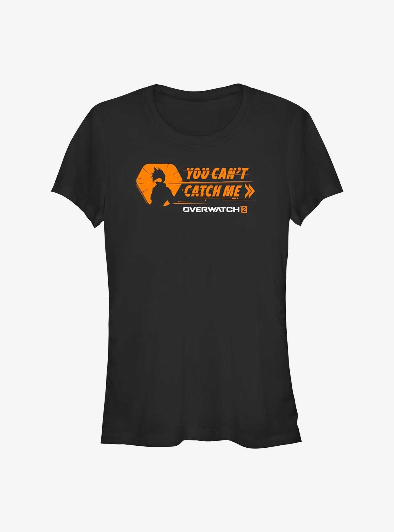 Overwatch 2 Tracer You Can't Catch Me Girls T-Shirt, , hi-res