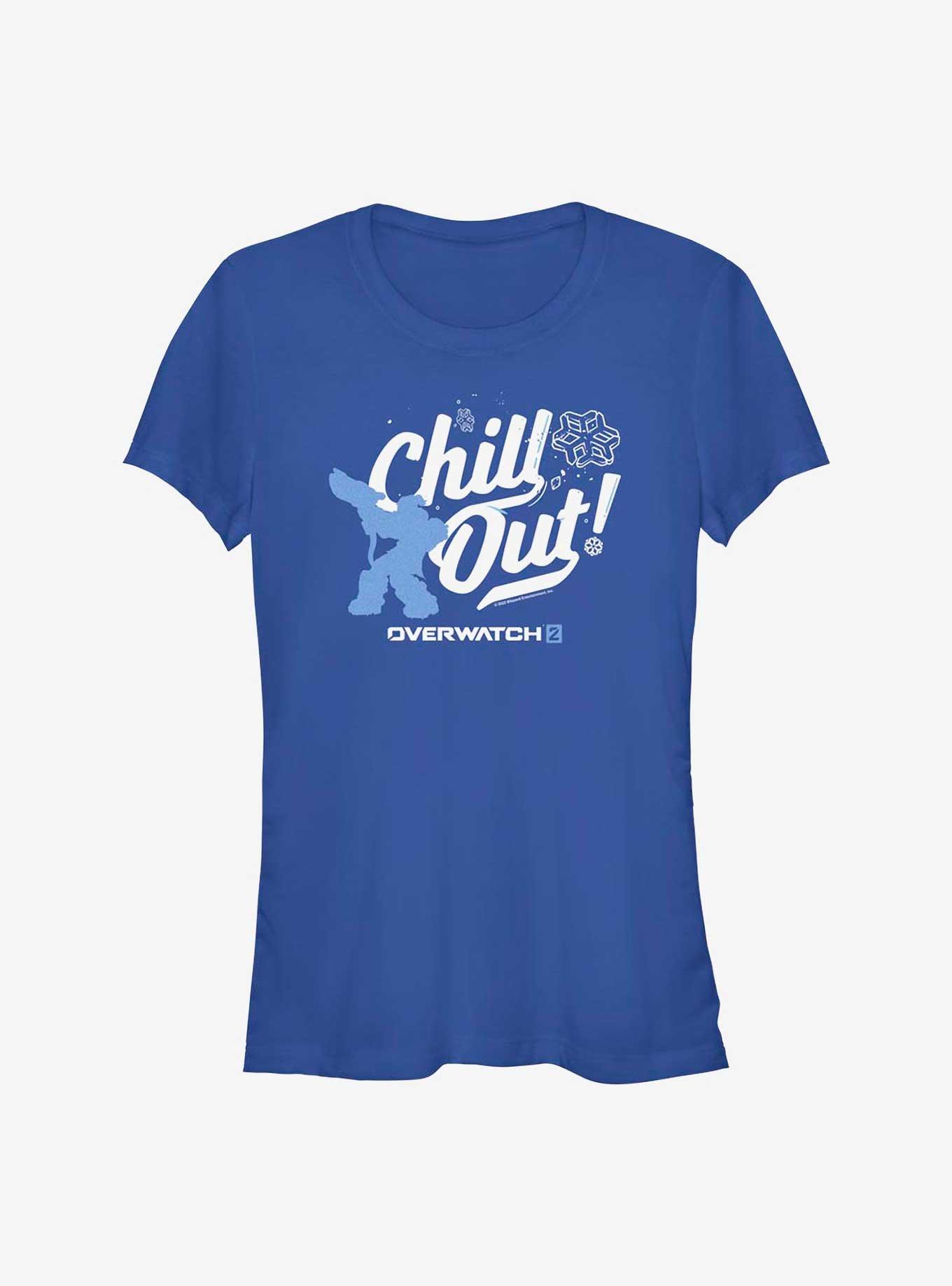 Overwatch 2 Chill Out Girls T-Shirt, ROYAL, hi-res