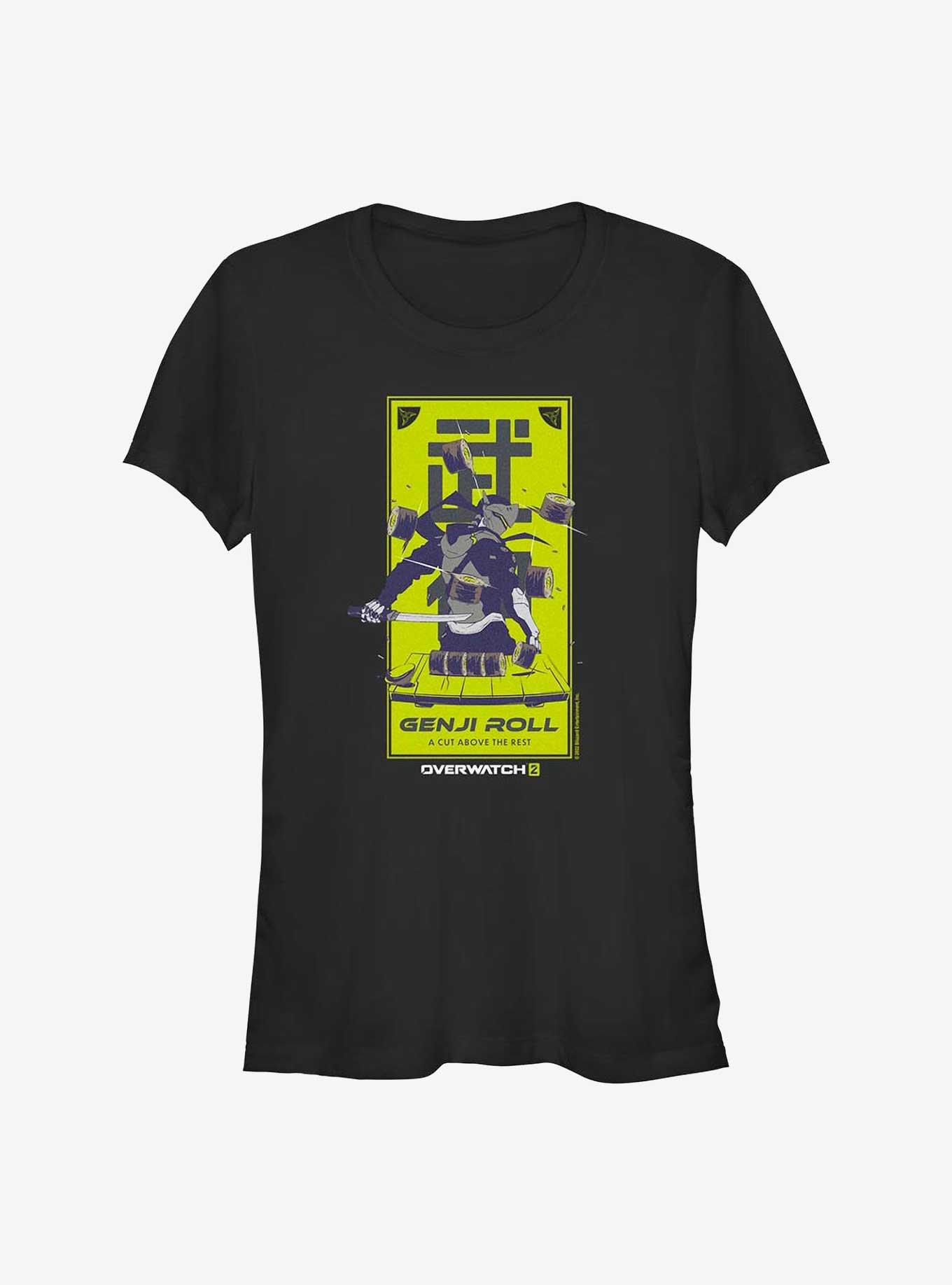 Overwatch 2 Genji Roll Poster Girls T-Shirt