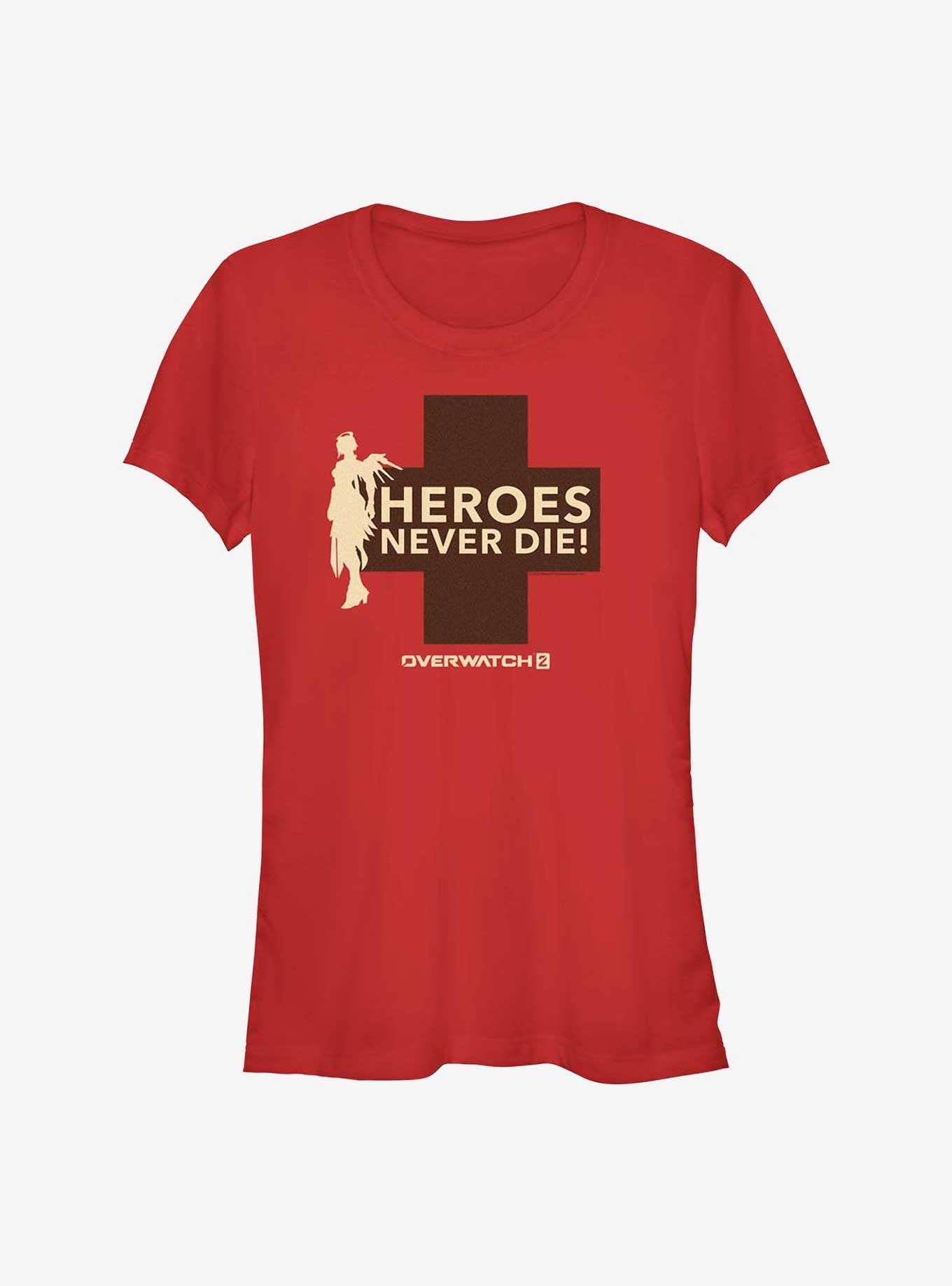Overwatch 2 Mercy Heroes Never Die Girls T-Shirt, , hi-res