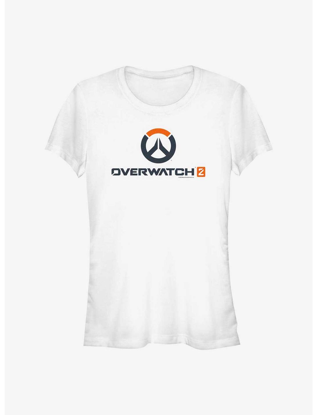 Overwatch 2 Logo Girls T-Shirt, WHITE, hi-res
