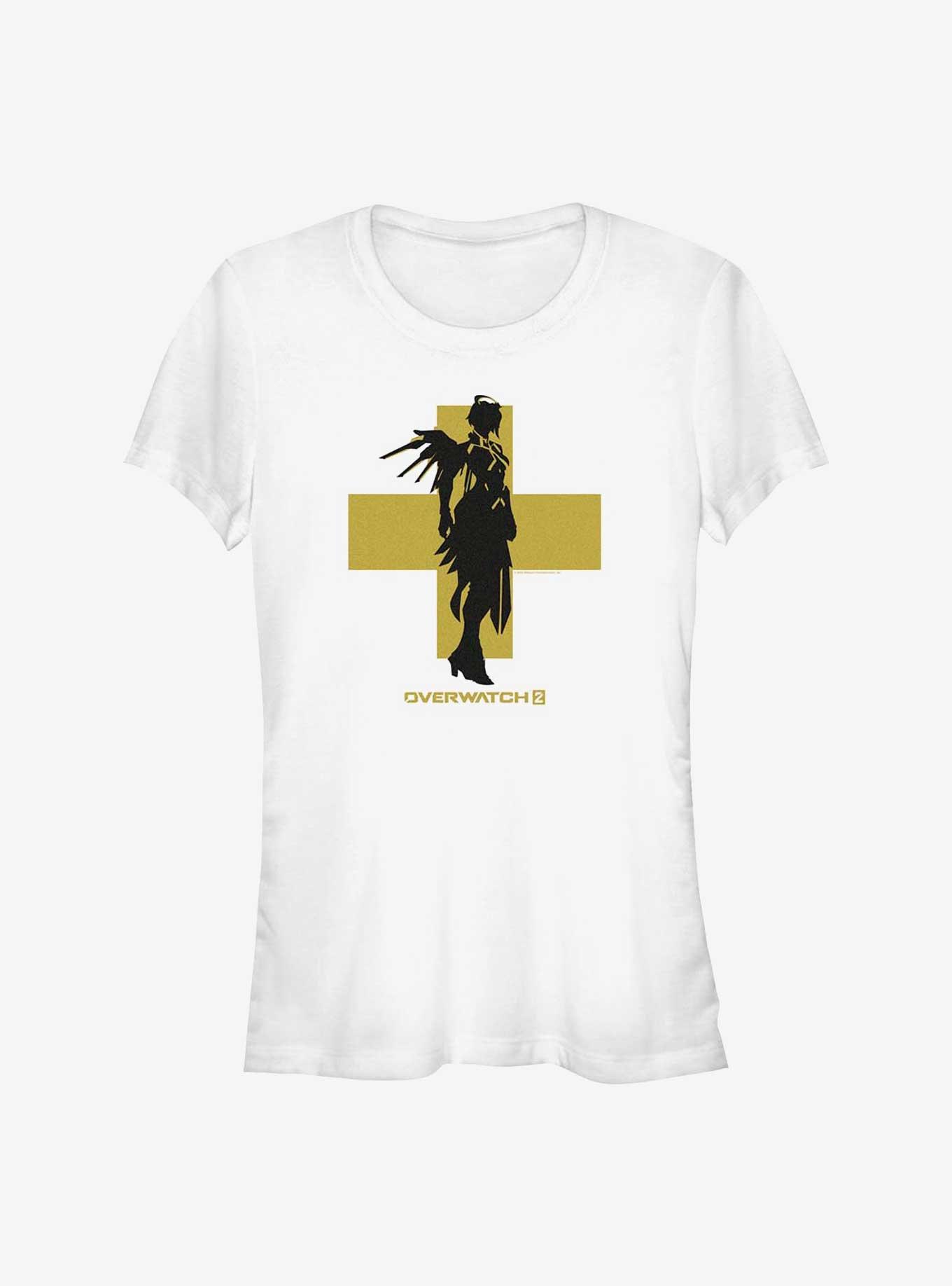 Overwatch 2 Mercy Silhouette Girls T-Shirt