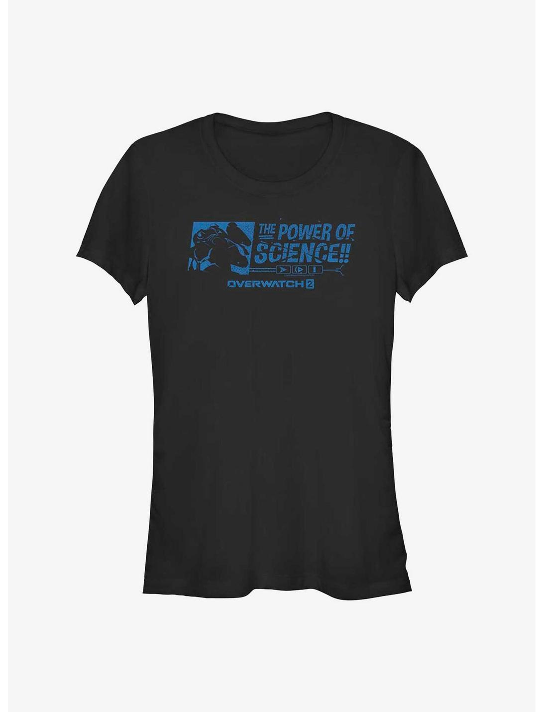 Overwatch 2 Winston The Power of Science Girls T-Shirt, BLACK, hi-res