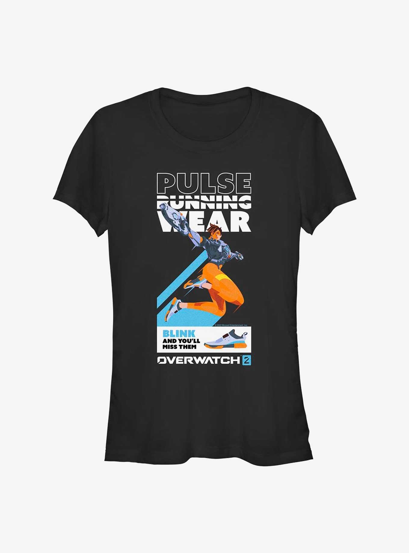Overwatch 2 Tracer Pulse Running Wear Girls T-Shirt, , hi-res