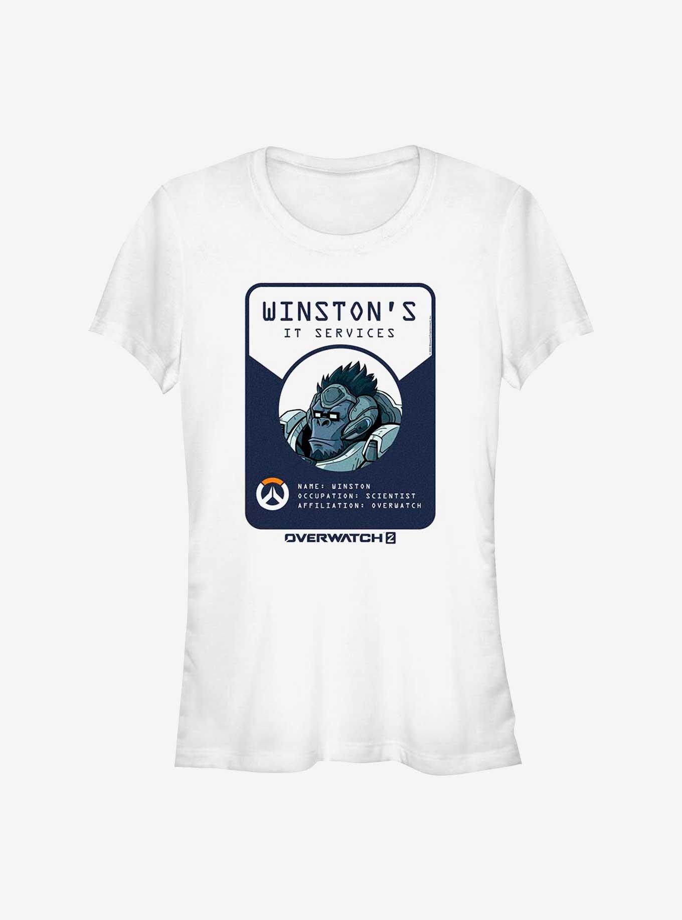 Overwatch 2 Winston's IT Services Girls T-Shirt, , hi-res