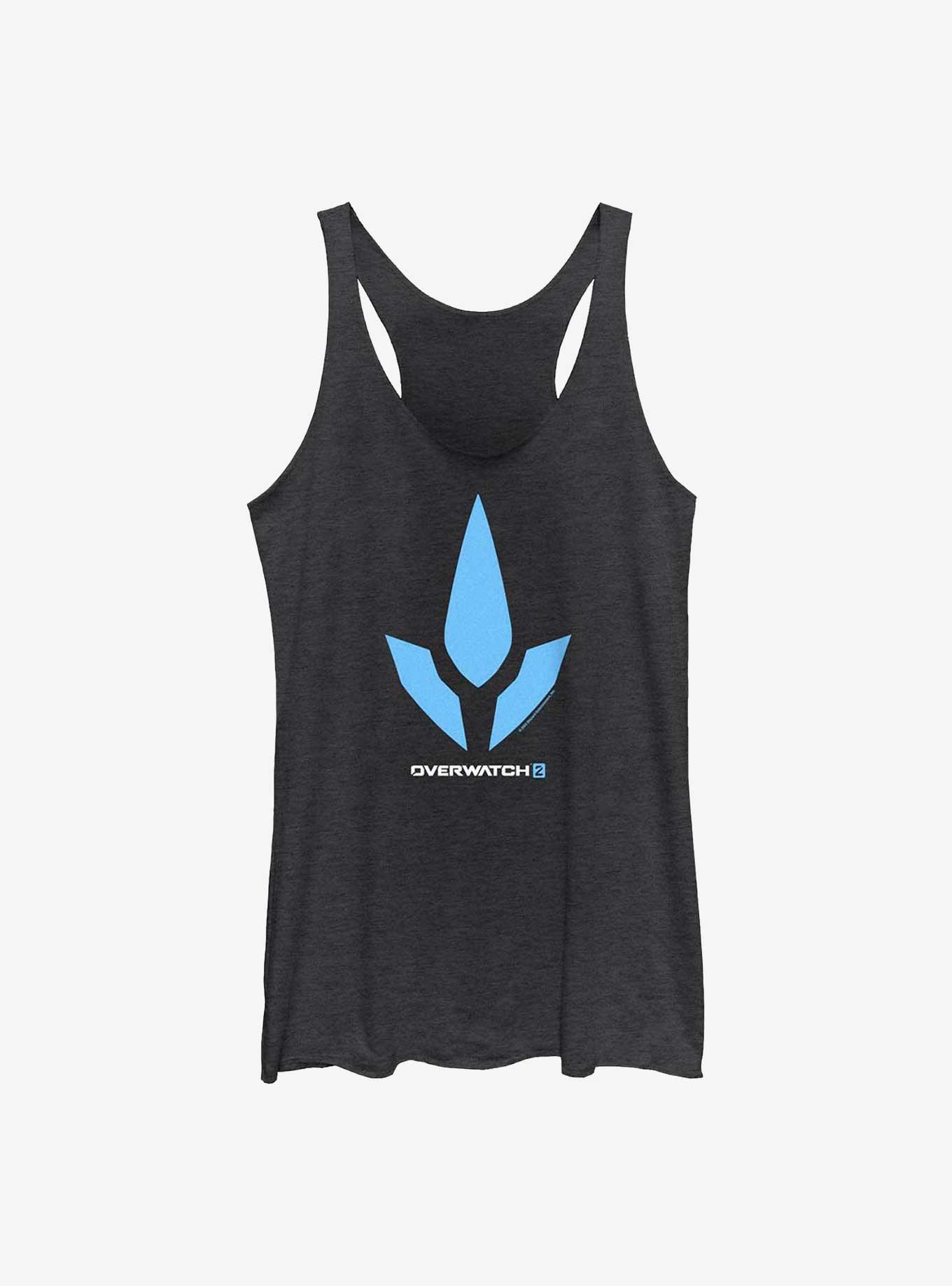 Overwatch 2 Echo Icon Girls Tank, BLK HTR, hi-res